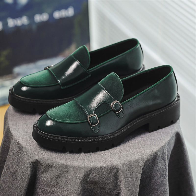 03 Old money style Loafers Platform Heightened Beanie Shoes