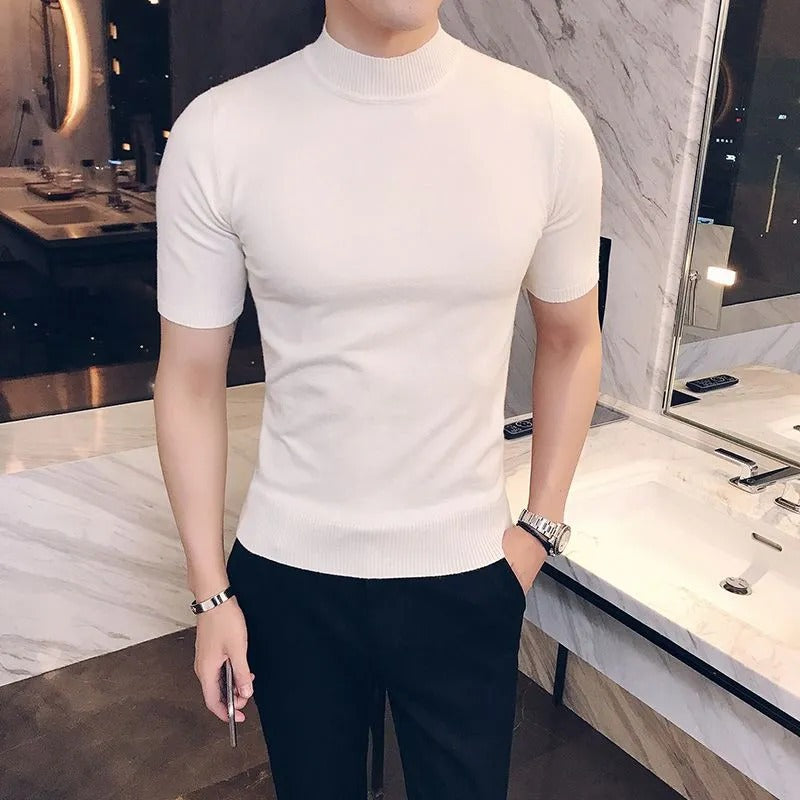 01 knitted sweater pullover base shirt