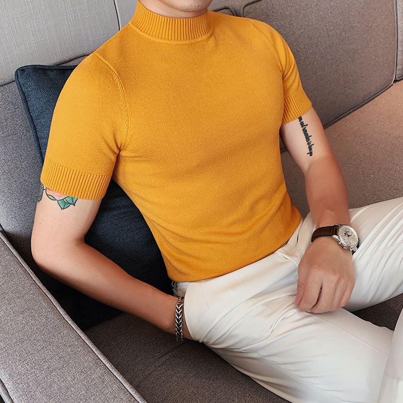 01 knitted sweater pullover base shirt