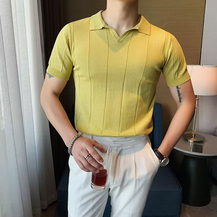 01 Knitted men's t-shirt