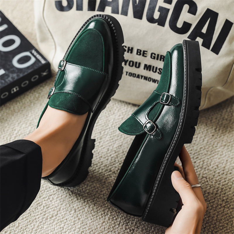 03 Old money style Loafers Platform Heightened Beanie Shoes