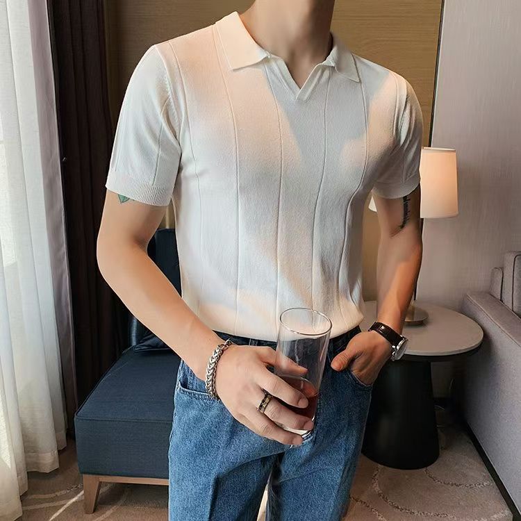 01 Knitted men's t-shirt