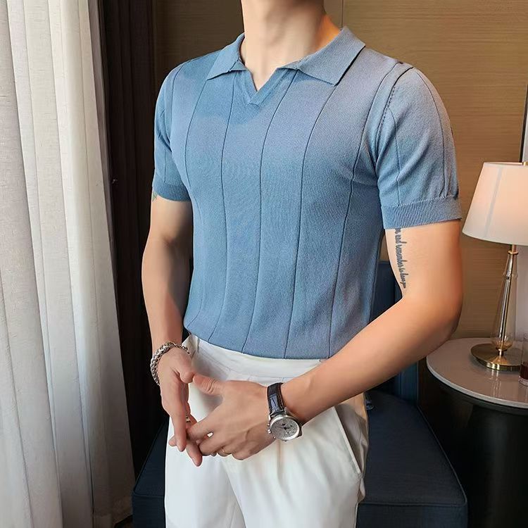 01 Knitted men's t-shirt