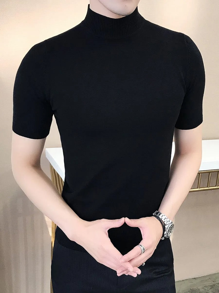 01 knitted sweater pullover base shirt